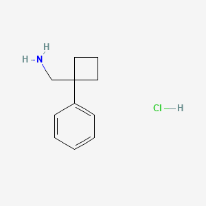 molecular formula C11H16ClN B3040498 (1-Phenylcyclobutyl)methylamine HCl CAS No. 209907-11-9