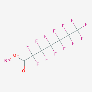 molecular formula C7F13KO2 B3040504 Potassium perfluoroheptanoate CAS No. 21049-36-5