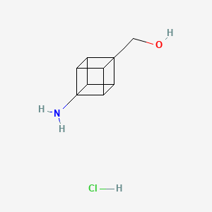 molecular formula C9H12ClNO B3040509 ((1s,2R,3r,8S)-4-aminocuban-1-yl)methanol hydrochloride CAS No. 2108611-48-7