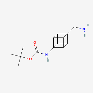 tert-butyl ((1s,2R,3r,8S)-4-(aminomethyl)cuban-1-yl)carbamate
