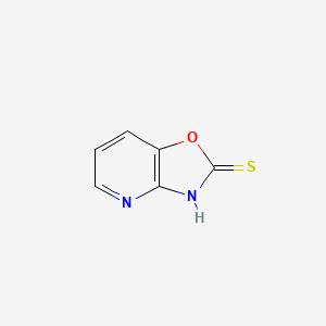 molecular formula C6H4N2OS B3040518 Oxazolo[4,5-B]pyridine-2-thiol CAS No. 211949-57-4