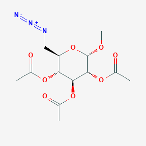 molecular formula C13H19N3O8 B3040587 Methyl 2,3,4-tri-O-acetyl-6-azido-6-deoxy-alpha-D-glucopyranoside CAS No. 21893-05-0