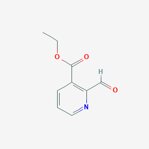 molecular formula C9H9NO3 B3040589 Ethyl 2-formylnicotinate CAS No. 21908-07-6