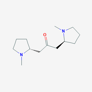 molecular formula C₁₃H₂₄N₂O B030406 Cuscohygrine CAS No. 454-14-8