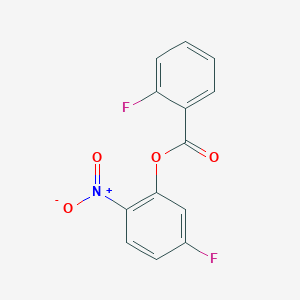 molecular formula C13H7F2NO4 B3040607 5-Fluoro-2-nitrophenyl 2-fluorobenzoate CAS No. 219689-89-1