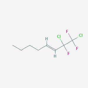 molecular formula C8H11Cl2F3 B3040613 1,2-Dichloro-1,1,2-trifluorooct-3-ene CAS No. 219904-95-7
