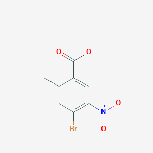 molecular formula C9H8BrNO4 B3040649 Methyl 4-bromo-2-methyl-5-nitrobenzoate CAS No. 22364-35-8
