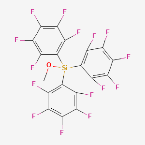 molecular formula C19H3F15OSi B3040650 Methoxytris(pentafluorophenyl)silane CAS No. 223668-78-8