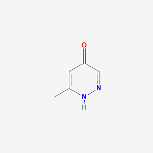 molecular formula C5H6N2O B3040654 6-Methylpyridazin-4-ol CAS No. 22390-44-9