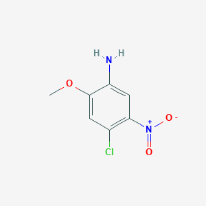 molecular formula C7H7ClN2O3 B3040661 4-Chloro-2-methoxy-5-nitroaniline CAS No. 22459-72-9