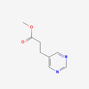molecular formula C8H10N2O2 B3040663 Methyl 3-(pyrimidin-5-yl)propanoate CAS No. 224776-16-3