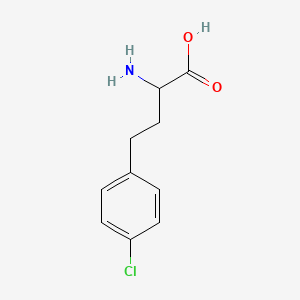 molecular formula C10H12ClNO2 B3040664 4-CHLORO-DL-HOMOPHENYLALANINE CAS No. 225233-78-3