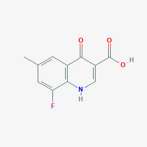 molecular formula C11H8FNO3 B3040677 8-Fluoro-4-hydroxy-6-methylquinoline-3-carboxylic acid CAS No. 228728-30-1