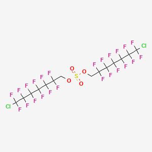 molecular formula C14H4Cl2F24O4S B3040723 Bis(7-chloro-1H,1H-perfluoroheptyl) sulphate CAS No. 232587-51-8