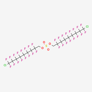 molecular formula C18H4Cl2F32O4S B3040725 Bis(9-chloro-1H,1H-perfluorononyl) sulphate CAS No. 232602-72-1