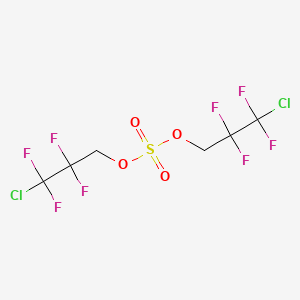 molecular formula C6H4Cl2F8O4S B3040727 Bis(3-chloro-2,2,3,3-tetrafluoropropyl) sulphate CAS No. 232602-74-3