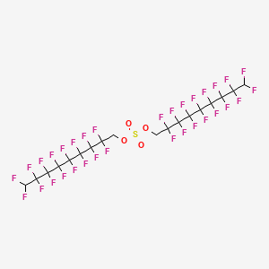 molecular formula C18H6F32O4S B3040728 Bis(1H,1H,9H-perfluorononyl) sulphate CAS No. 232602-75-4