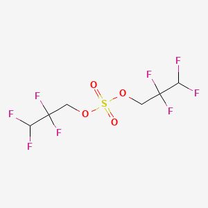 molecular formula C6H6F8O4S B3040729 Bis(2,2,3,3-tetrafluoropropyl) sulphate CAS No. 232602-76-5
