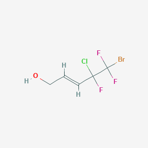 5-Bromo-4-chloro-4,5,5-trifluoropent-2-en-1-ol