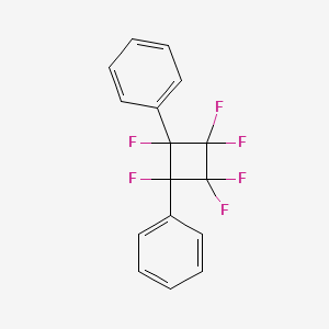 molecular formula C16H10F6 B3040757 Hexafluoro-1,2-diphenylcyclobutane CAS No. 236736-28-0