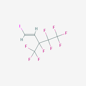 molecular formula C6H2F9I B3040778 3,4,4,5,5,5-Hexafluoro-3-trifluoromethyl-1-iodo-1-pentene CAS No. 239795-56-3