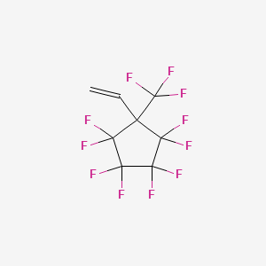 molecular formula C8H3F11 B3040789 Octafluoro-1-trifluoromethyl-1-(vinyl)cyclopentane CAS No. 240409-01-2