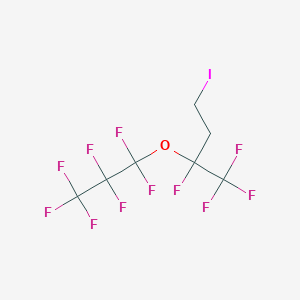 molecular formula C7H4F11IO B3040808 4-Iodo-2-heptafluoropropoxy-1,1,1,2-tetrafluorobutane CAS No. 243128-38-3