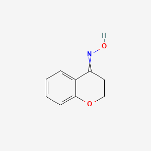 molecular formula C9H9NO2 B3040865 N-(3,4-dihydro-2H-1-benzopyran-4-ylidene)hydroxylamine CAS No. 24541-01-3