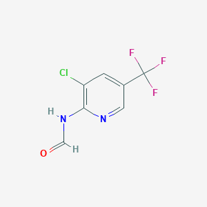 N-[3-chloro-5-(trifluoromethyl)pyridin-2-yl]formamide