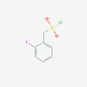 molecular formula C7H6ClIO2S B3040903 (2-Iodophenyl)methanesulfonyl chloride CAS No. 25068-94-4