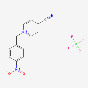 4-Cyano-1-(4-nitrobenzyl)pyridinium tetrafluoroborate