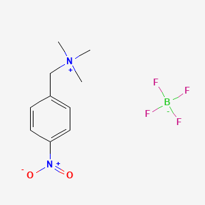 molecular formula C10H15BF4N2O2 B3040913 Trimethyl(4-nitrobenzyl)ammonium tetrafluoroborate CAS No. 252280-73-2