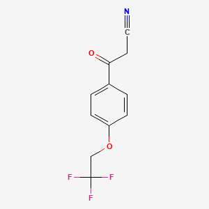 4-(2,2,2-Trifluoroethoxy)benzoylacetonitrile
