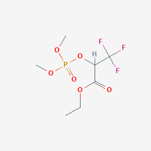 molecular formula C7H12F3O6P B3040958 Ethyl 2-[(dimethoxyphosphoryl)oxy]-3,3,3-trifluoropropanoate CAS No. 256332-84-0