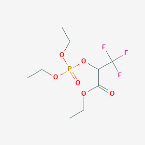 Ethyl 2-[(diethoxyphosphoryl)oxy]-3,3,3-trifluoropropanoate