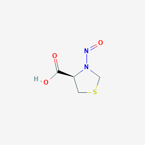 molecular formula C4H6N2O3S B030410 N-Nitrosothioproline CAS No. 86594-16-3