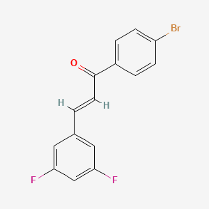 1-(4-Bromophenyl)-3-(3,5-difluorophenyl)prop-2-en-1-one