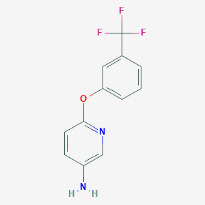 6-[3-(Trifluoromethyl)phenoxy]pyridin-3-amine