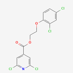 2-(2,4-Dichlorophenoxy)ethyl 2,6-dichloroisonicotinate