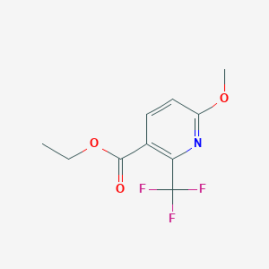 molecular formula C10H10F3NO3 B3041129 Ethyl 6-methoxy-2-(trifluoromethyl)nicotinate CAS No. 261635-92-1