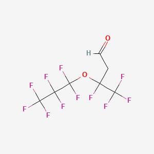 3,4,4,4-Tetrafluoro-3-(heptafluoro-1-propoxy)butanal