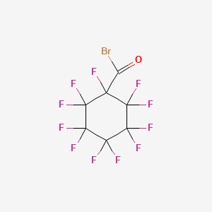 molecular formula C7BrF11O B3041156 Perfluorocyclohexanecarbonyl bromide CAS No. 261761-76-6