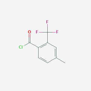 molecular formula C9H6ClF3O B3041175 4-methyl-2-(trifluoromethyl)benzoyl Chloride CAS No. 261952-10-7