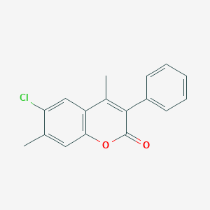 B3041185 6-Chloro-4,7-dimethyl-3-phenylcoumarin CAS No. 262590-93-2
