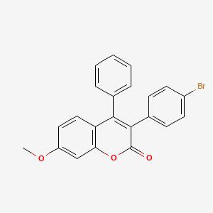 molecular formula C22H15BrO3 B3041205 3-(4'-bromophenyl)-7-methoxy-4-phenylcoumarin CAS No. 263364-65-4