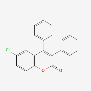molecular formula C21H13ClO2 B3041214 6-Chloro-3,4-diphenylcoumarin CAS No. 263364-81-4
