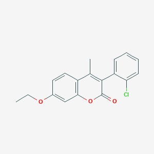 molecular formula C18H15ClO3 B3041237 3-(2 inverted exclamation mark -Chlorophenyl)-7-ethoxy-4-methylcoumarin CAS No. 263365-28-2