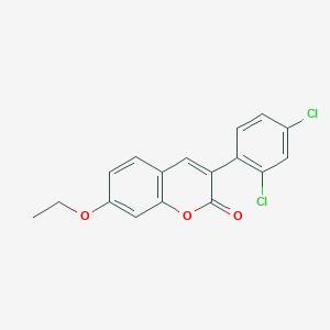 molecular formula C17H12Cl2O3 B3041242 3-(2,4- Dichlorophenyl)-7-ethoxycoumarin CAS No. 263365-41-9