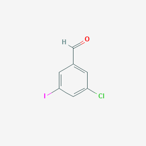 molecular formula C7H4ClIO B3041322 3-Chloro-5-iodobenzaldehyde CAS No. 277312-89-7