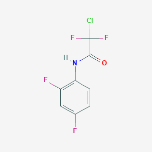 molecular formula C8H4ClF4NO B3041356 N1-(2,4-difluorophenyl)-2-chloro-2,2-difluoroacetamide CAS No. 284664-78-4